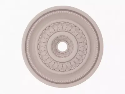 Classic Ceiling Medallion 24 3D model