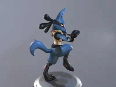 Lucario 3D model