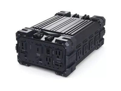 Car power inverter 3D model
