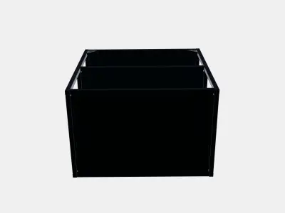 ENHET Shelf frame for base unit  shelves Low-poly 3D model