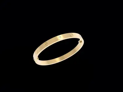 Screw Bracelet 170mm 3D print model