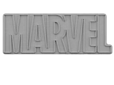 Marvel Neon Sign 3D model