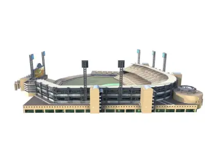 stadium Low-poly 3D model