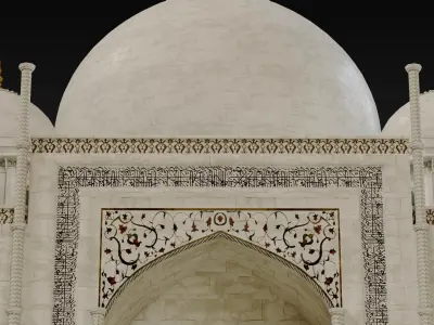 Taj Mahal 3D model
