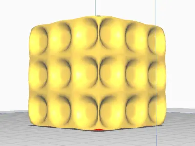 Art square decoration Free 3D print model