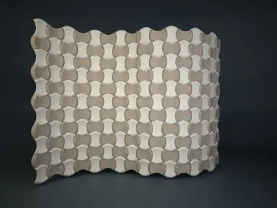 09 3DECOR PATTERN WALL Low-poly 3D model