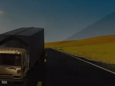 Truck simulator 3D model