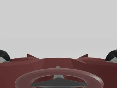 Simple Racecar 3D model