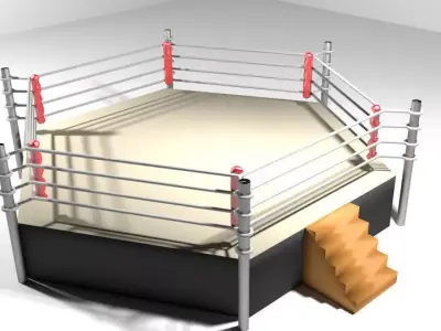 Ring Arena - 6 sided 3D model