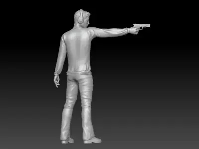 Shooting Range boy 2 3D print model