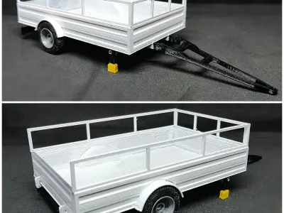 Trailer scale metal 3D print model