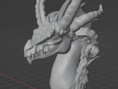 Dragon 3D model 14