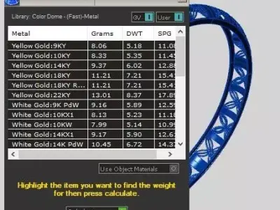 1137 Quatrefoil Lattice Kada 9gm 3D print model
