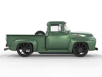 Pick Up 1956 Stock  3D model