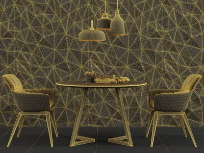 Modern Interior Set 358 3D model