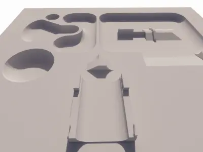 Skatepark-Skate Park PACK 3D model