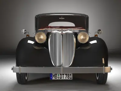  delahaye 135m 1938  3D model