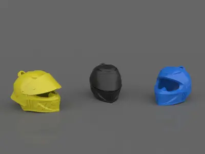 Valentino Rossi Helmet MOTOGP Ready to Print STL File 3D print model
