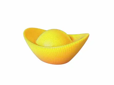 Chinese Gold 3D model