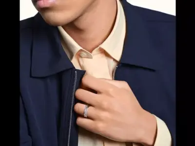 BOUCHERON - FACETED RING  3D print model