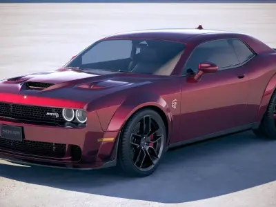 Dodge Challenger SRT Hellcat Widebody 2018 3D model