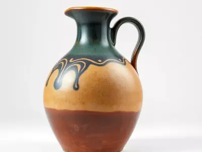 Elegant Ceramic Vase model pack Low-poly 3D model