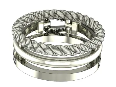 Force Rise ring size EU55 3D print model