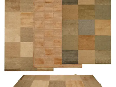 9 in 1 Rug Collection No 15 Low-poly 3D model