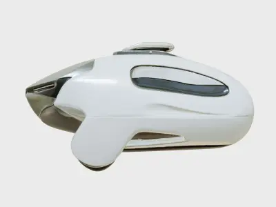 Futuristic Flying Car Taxi Concept Model Low-poly 3D model