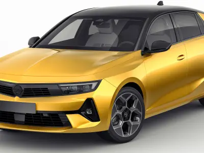 Opel Astra 2022 3D model