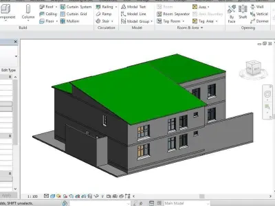 Residential Building Villa2 3D model
