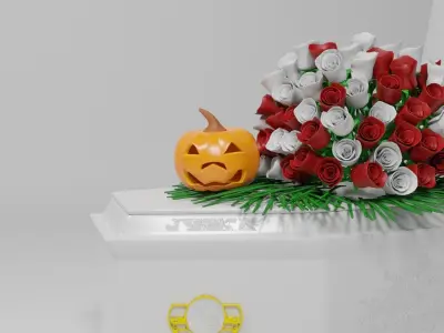 the beauty of halloween 3D model