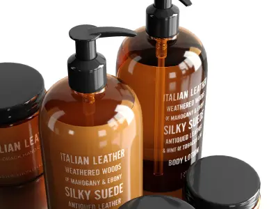 Restoration Hardware decorative set 3D model