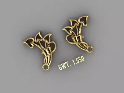 FASHION EARING 3D model purchase