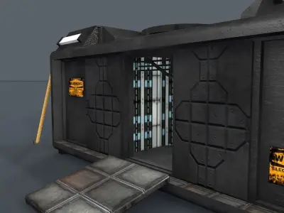 Sci Fi Objects Series - 002  Free low-poly 3D model