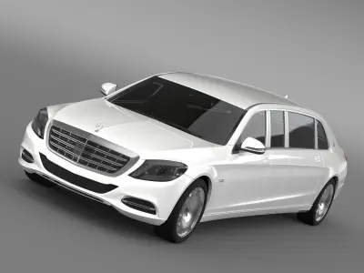 Mercedes Maybach Pullman S 600  VV222 2016 3D model