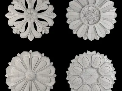 Rosettes 12 3D model