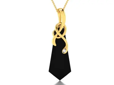 Women Pendant 3DM STL OBJ FBX Render Details 3D print model 5