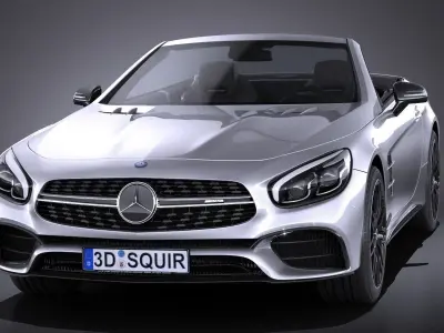 Mercedes-Benz SL 63 AMG 2017 3D model