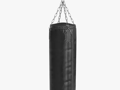 Boxing Punching Speed Bag v2 Low-poly 3D model