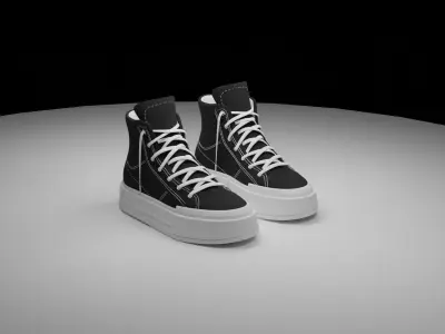 3d Converse all-star Shoes Free 3D model