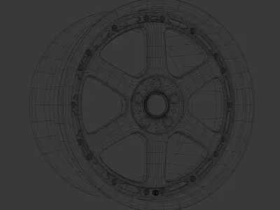 Volk Rays GT-P - Multi Piece Wheel 3D model