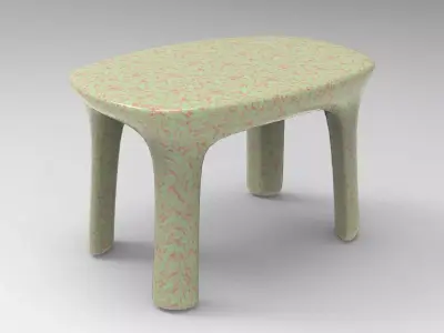 Copu Kid Table Low-poly 3D model