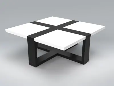 Modern Club Table  3D model