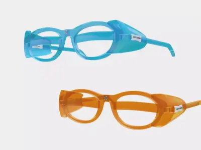 Sports Transparent Glasses 3D model