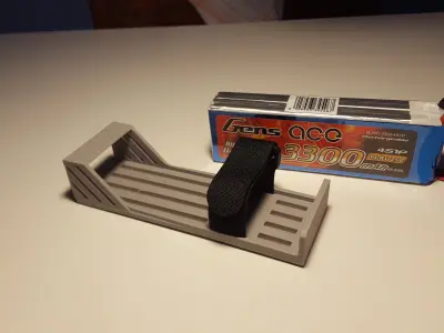 Custum LiPo battery holder for Gens Ace 3300 4S 25C 3D print model