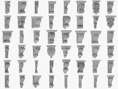 64 Classic Kitbash Vol 4 3D model