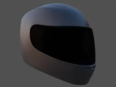 3D Model Racing Helmet V1 Low-poly 3D model