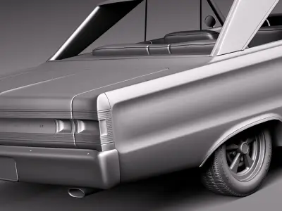 Plymouth GTX -1967 3D model