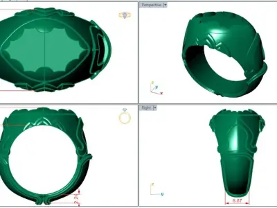 Tango or Ring  for Man Collection  3D print model